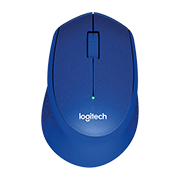 Logitech Mouse M331 Silent Plus Blue